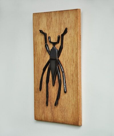 Tablou de colectie, pentru perete, model insecta - negru - 5