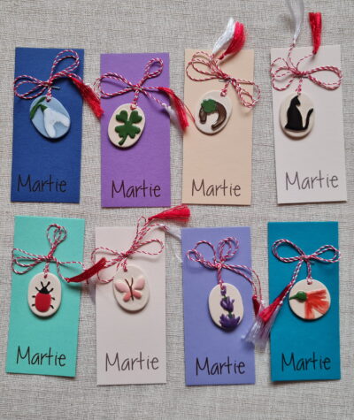 Set. Mărțișoare. Oval